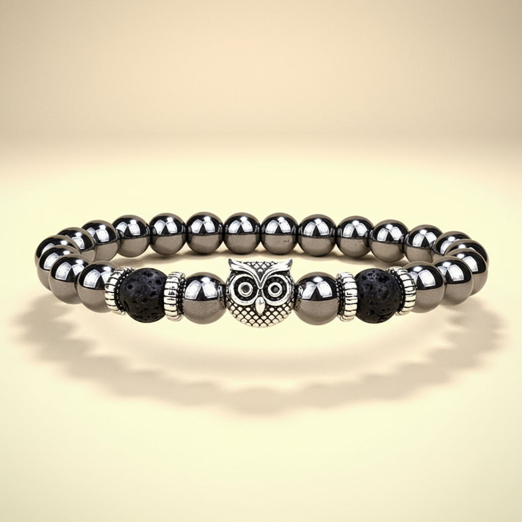 Obsidian/Stainless Head Charm