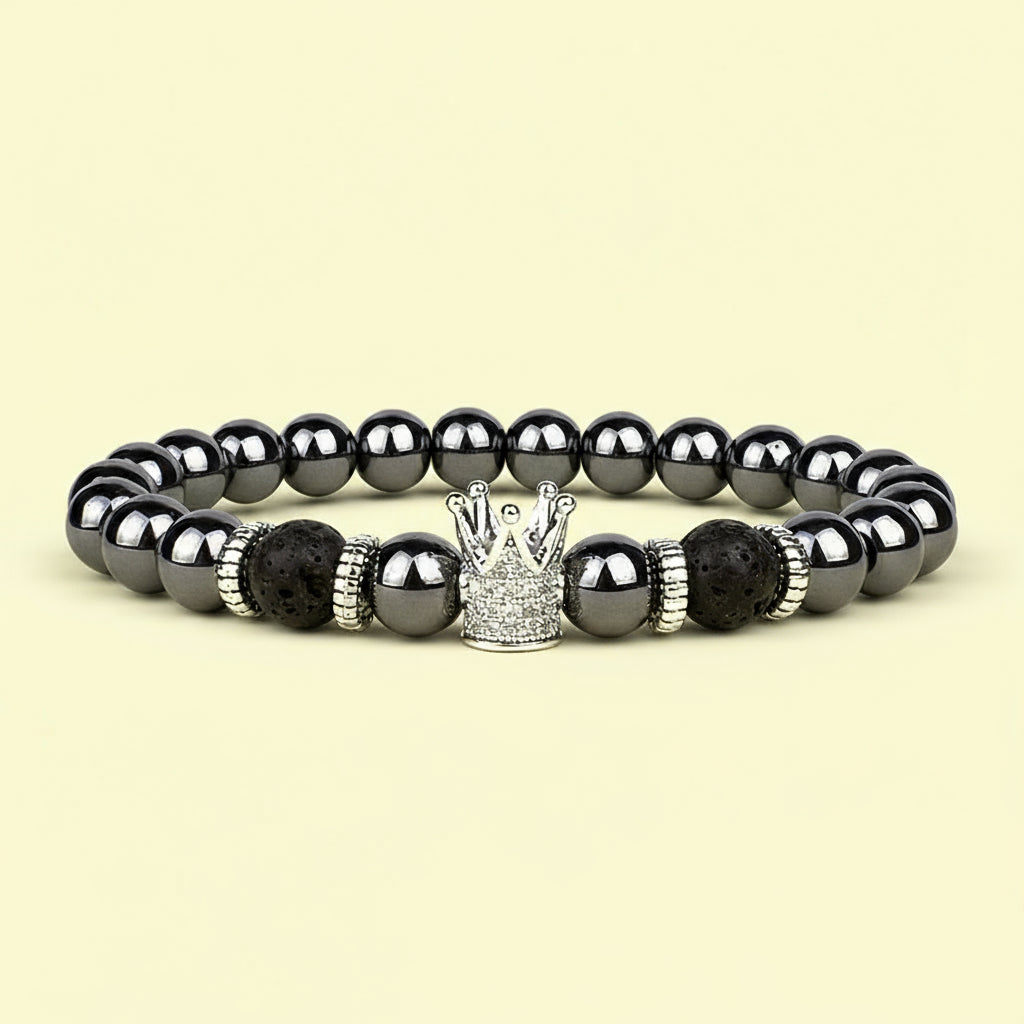 Obsidian/Stainless Charm