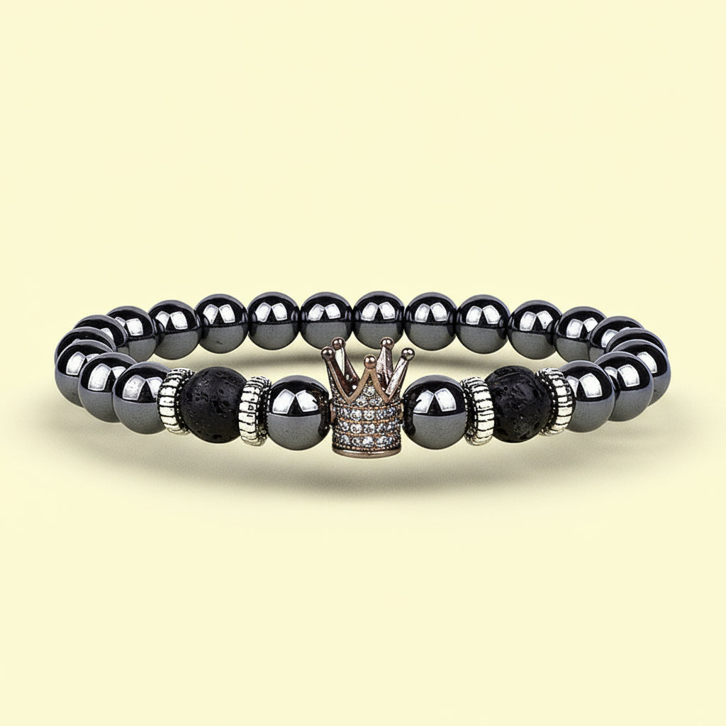 Obsidian/Stainless Charm