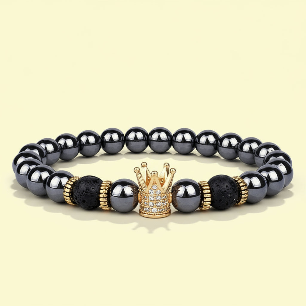 Obsidian/Stainless Charm