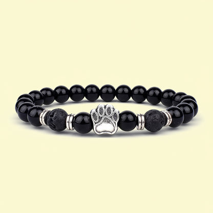 Obsidian/Stainless Charm