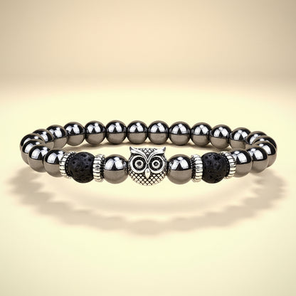 Obsidian/Stainless Head Charm