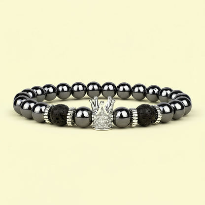Obsidian/Stainless Charm