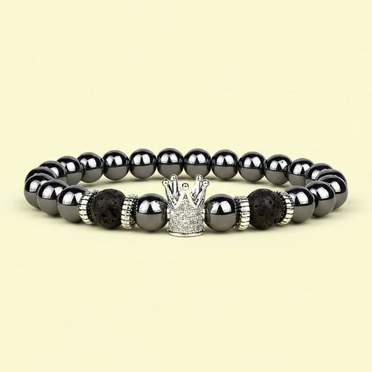 Obsidian/Stainless Charm