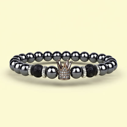 Obsidian/Stainless Charm
