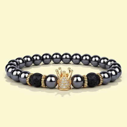 Obsidian/Stainless Charm